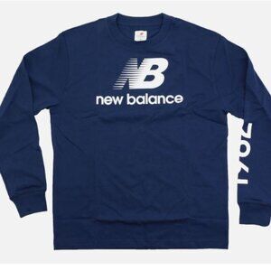New Balance Men's T-shirt Long Sleeve Heritage Made In USA Heavyweight Size S